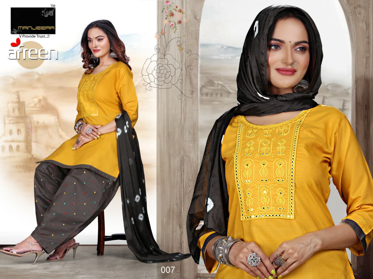 Majeera Afreen New Ethnic Embroidery Wear Fancy Designer Ready Made Salwar Suit Collection